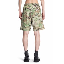 camo logo shorts