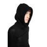 cashmere knitted hood