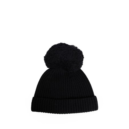 big pom-pom beanie