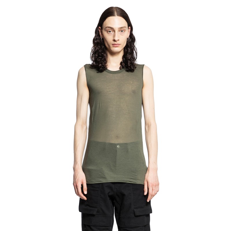 basic sleeveless tee in unstable cotton