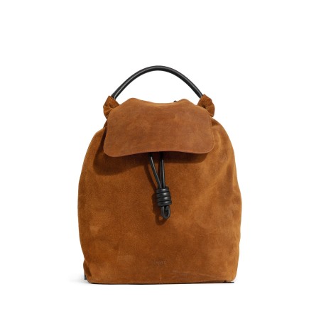 flamenco pressed suede backpack