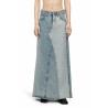 5 pocket long denim skirt