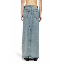 5 pocket long denim skirt