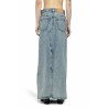 5 pocket long denim skirt