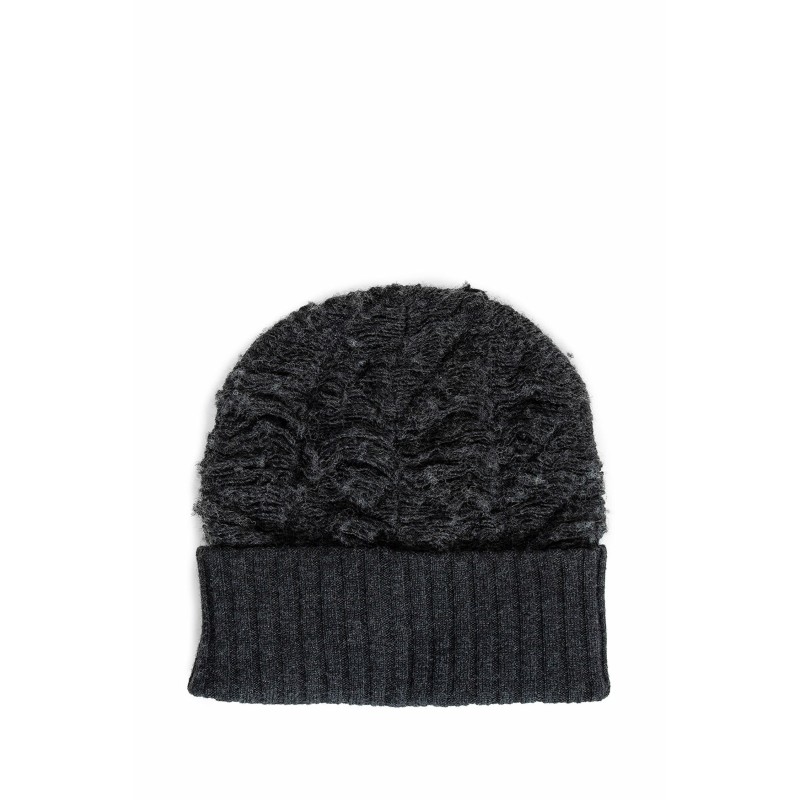 textured wool beanie