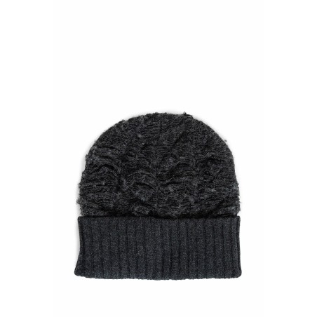 textured wool beanie