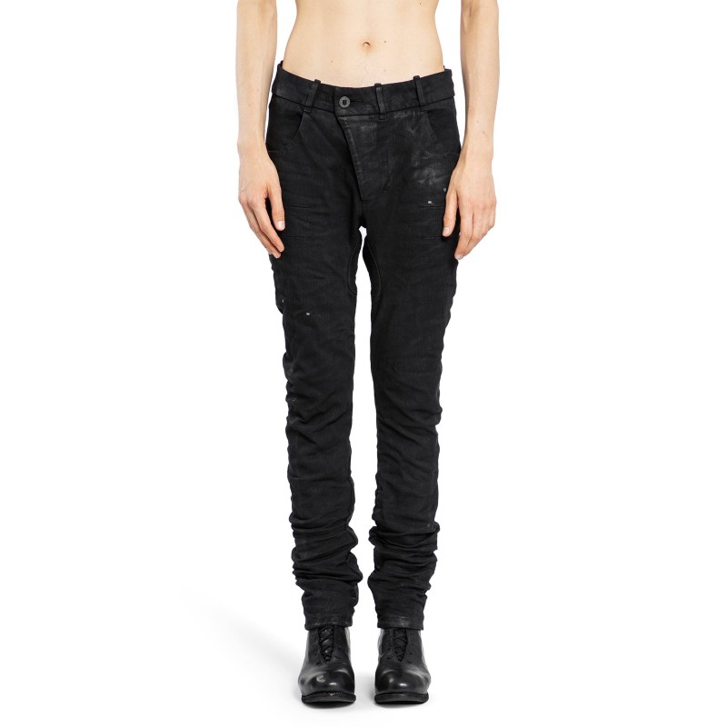 coated denim skinny jeans