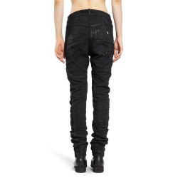 coated denim skinny jeans