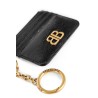 monaco card holder with keychain