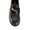 studded leather penny loafers