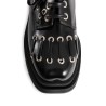 heart toe platform lace-up grommet brogues