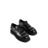 heart toe platform lace-up grommet brogues