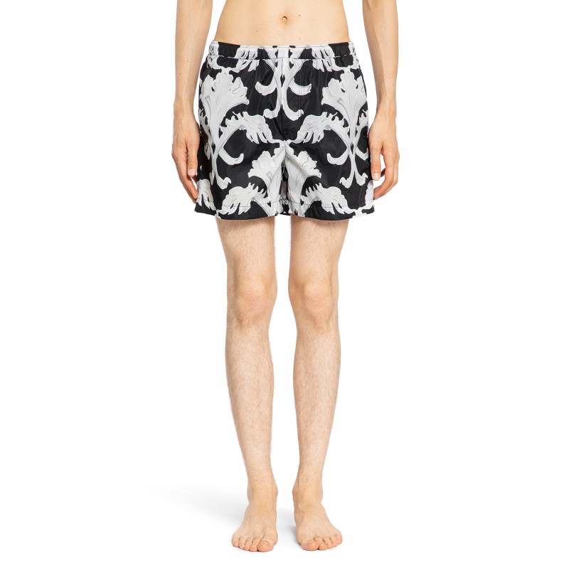 metamorphos wall print swim shorts