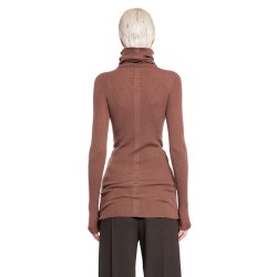 porterville turtleneck in lightweight ribbed-knit