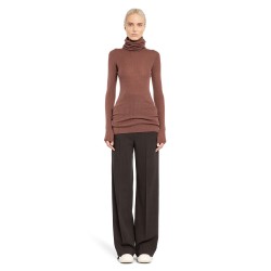 porterville turtleneck in lightweight ribbed-knit