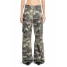 camo cotton cargo trousers