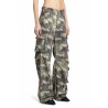 camo cotton cargo trousers