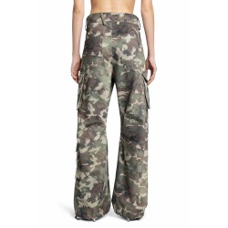 camo cotton cargo trousers