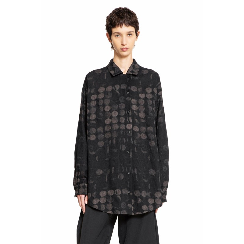 tyesha dot jacquard shirt