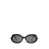 thin mini oval sunglasses