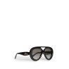 round spoiler aviator sunglasses