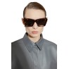 beveled cateye sunglasses