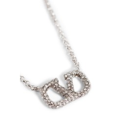 crystal vlogo necklace