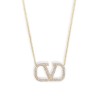 crystal vlogo necklace