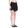 destroyed pleated mini skirt