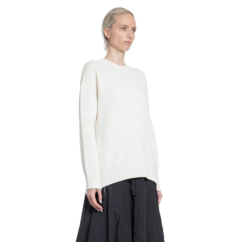 embroidered wool and cashmere jumper