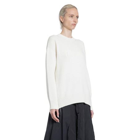 embroidered wool and cashmere jumper