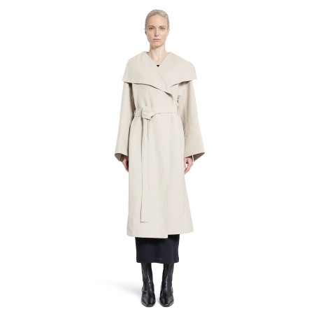 signature linen blend coat