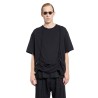 distressed cut-and-sewn oversized t-shirt