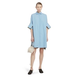 turn-up shirt dress