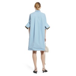 turn-up shirt dress