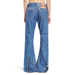 tromp l'oeil airbrush bow jeans