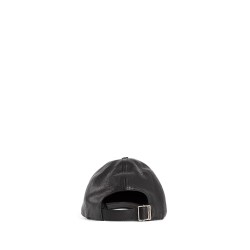 leather baseball cap