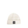 ribbed-knit beanie