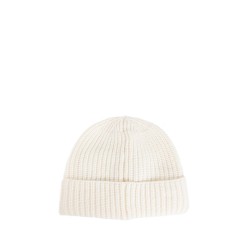 ribbed-knit beanie