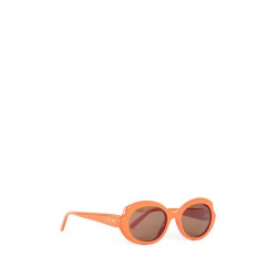 thin mini oval sunglasses