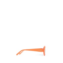 thin mini oval sunglasses