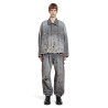 cut off denim coverall jacket