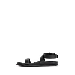 leather chunky sandals