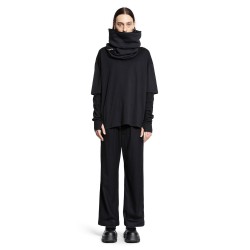 stretch cotton gabardine drawstring trousers