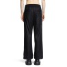 stretch wool felt drawstring trousers