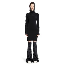 stretch cotton modal turtleneck dress