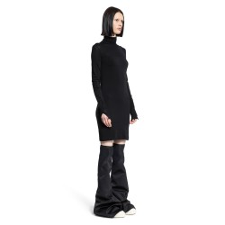 stretch cotton modal turtleneck dress