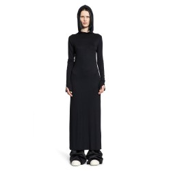 hooded stretch viscose jersey dress