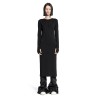 stretch cotton modal jersey dress