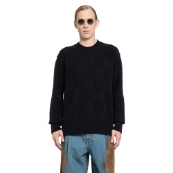 check jacquard sweater